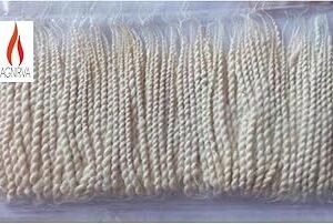 Agnirva White Twisted Double Thread Wicks (600 Pcs)
