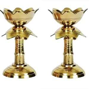 Fashion Bizz Brass Lotus Diya